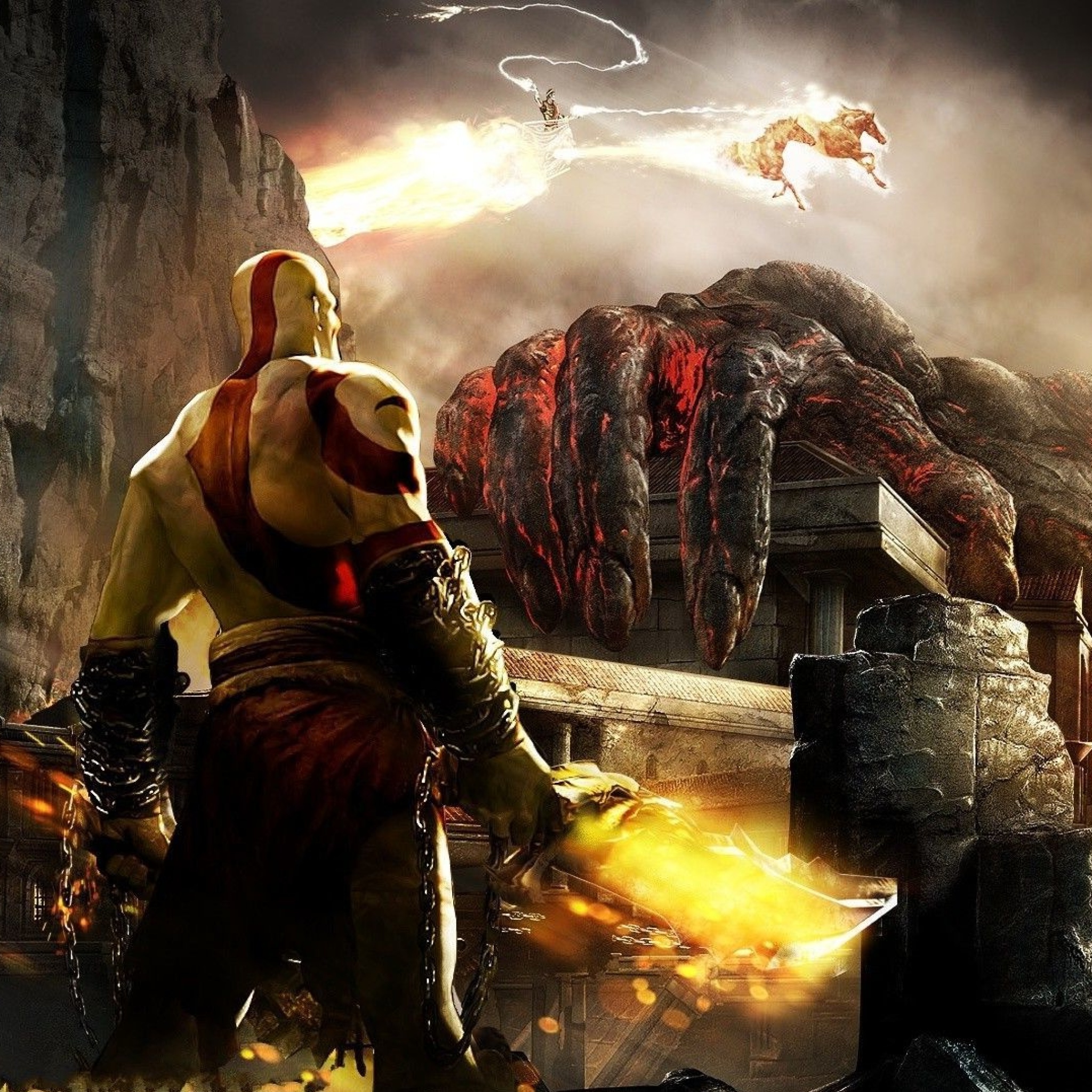 Das God of War III Wallpaper 2048x2048