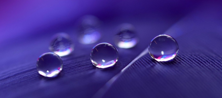 Screenshot №1 pro téma Water Droplets 720x320