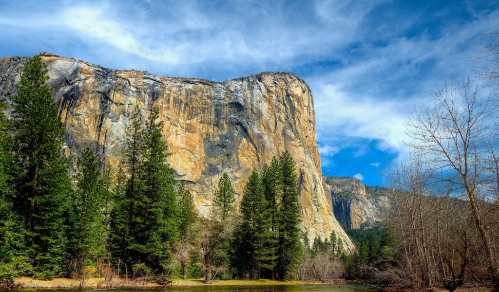 Screenshot №1 pro téma Yosemite National Park in Sierra Nevada 1024x600