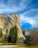 Screenshot №1 pro téma Yosemite National Park in Sierra Nevada 128x160