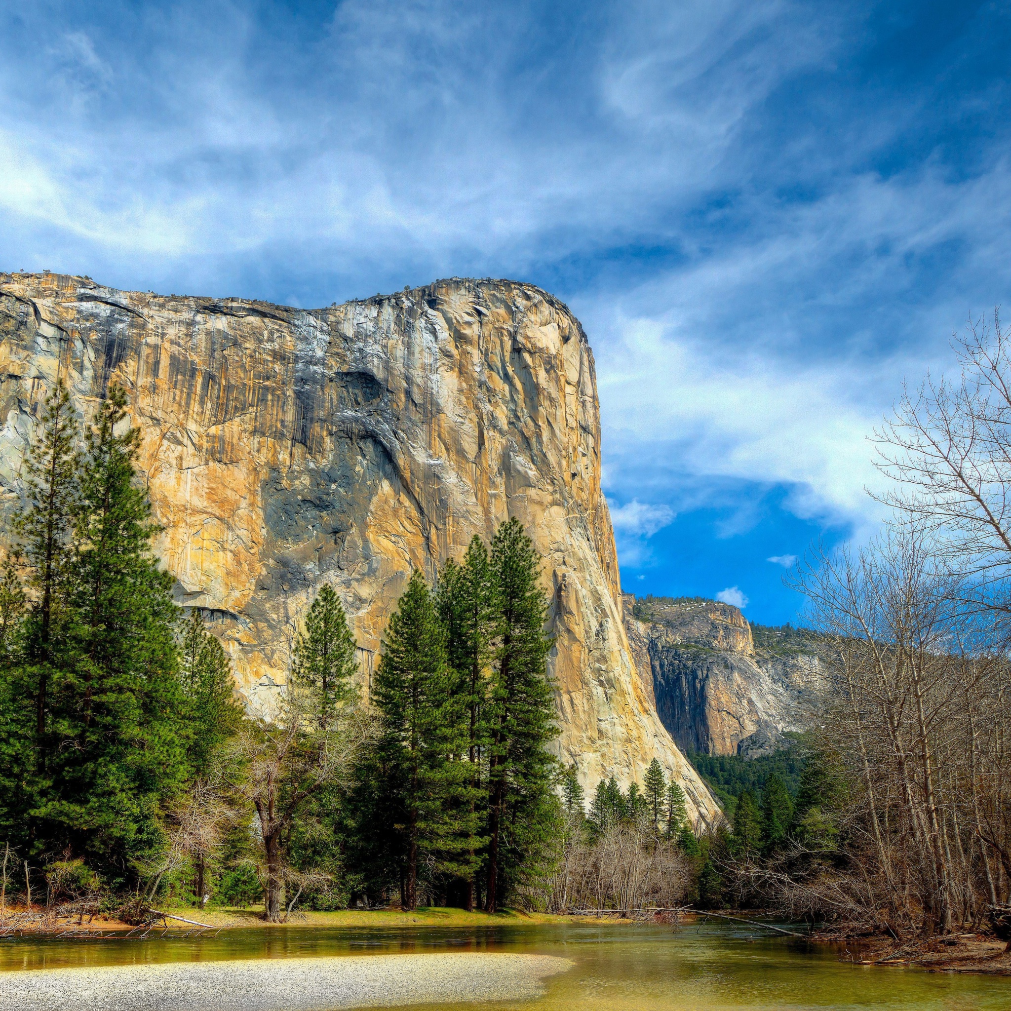 Обои Yosemite National Park in Sierra Nevada 2048x2048