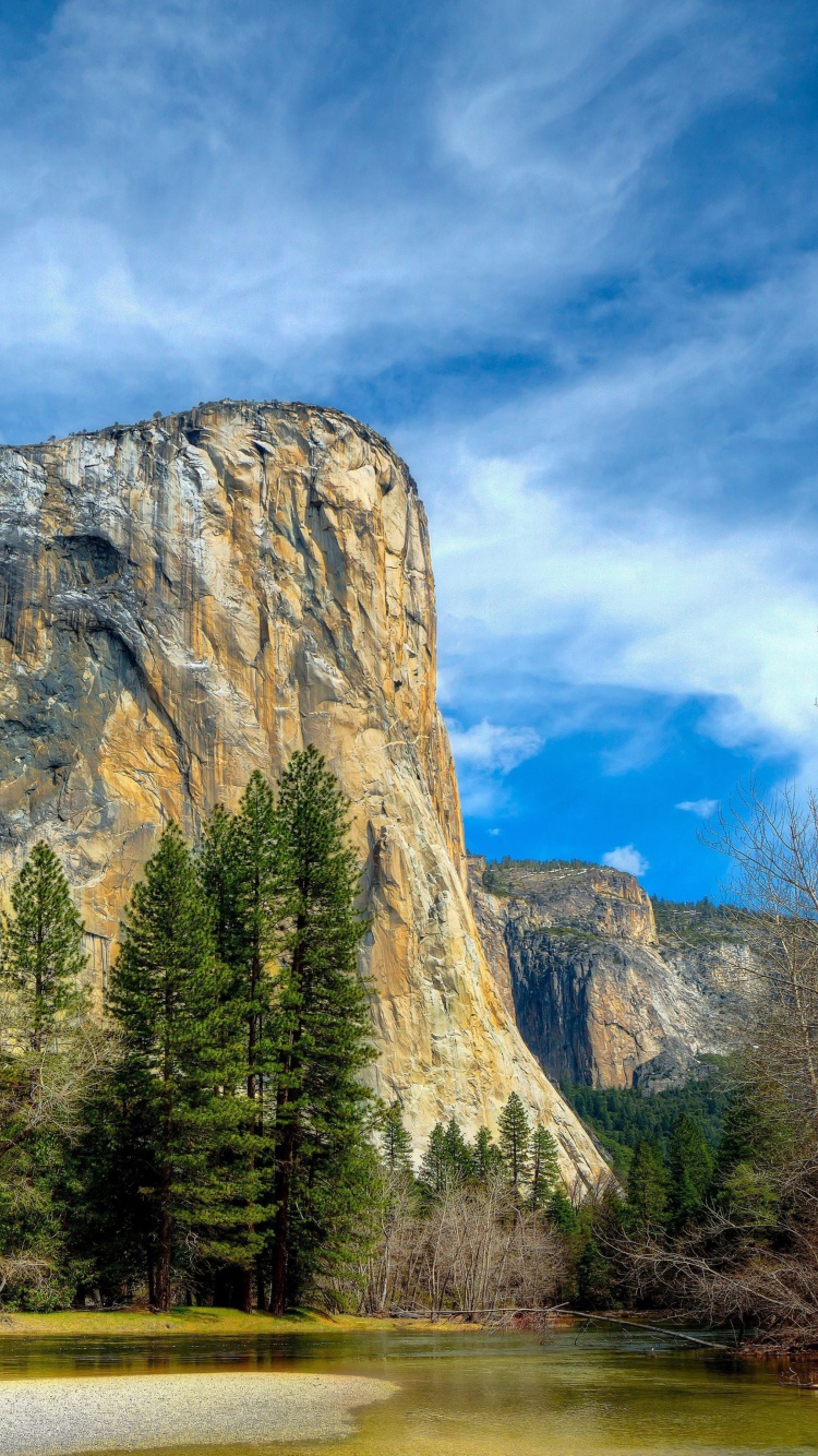 Sfondi Yosemite National Park in Sierra Nevada 750x1334