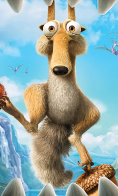 Das Ice Age Wallpaper 240x400