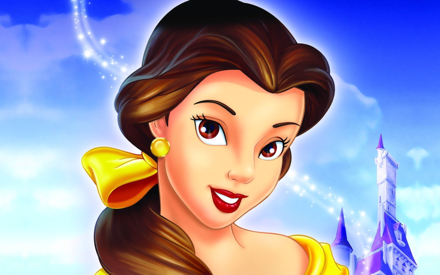 Das Beauty and the Beast Princess Wallpaper 1440x900