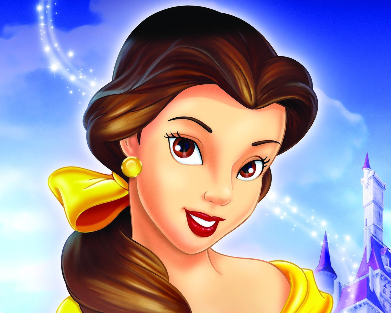 Das Beauty and the Beast Princess Wallpaper 1600x1280