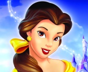 Beauty and the Beast Princess wallpaper 176x144