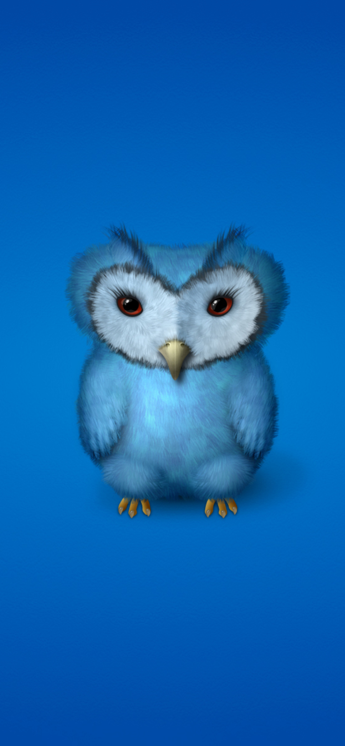 Fondo de pantalla Blue Owl 1170x2532
