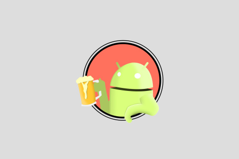 Fondo de pantalla Beer Droid 480x320