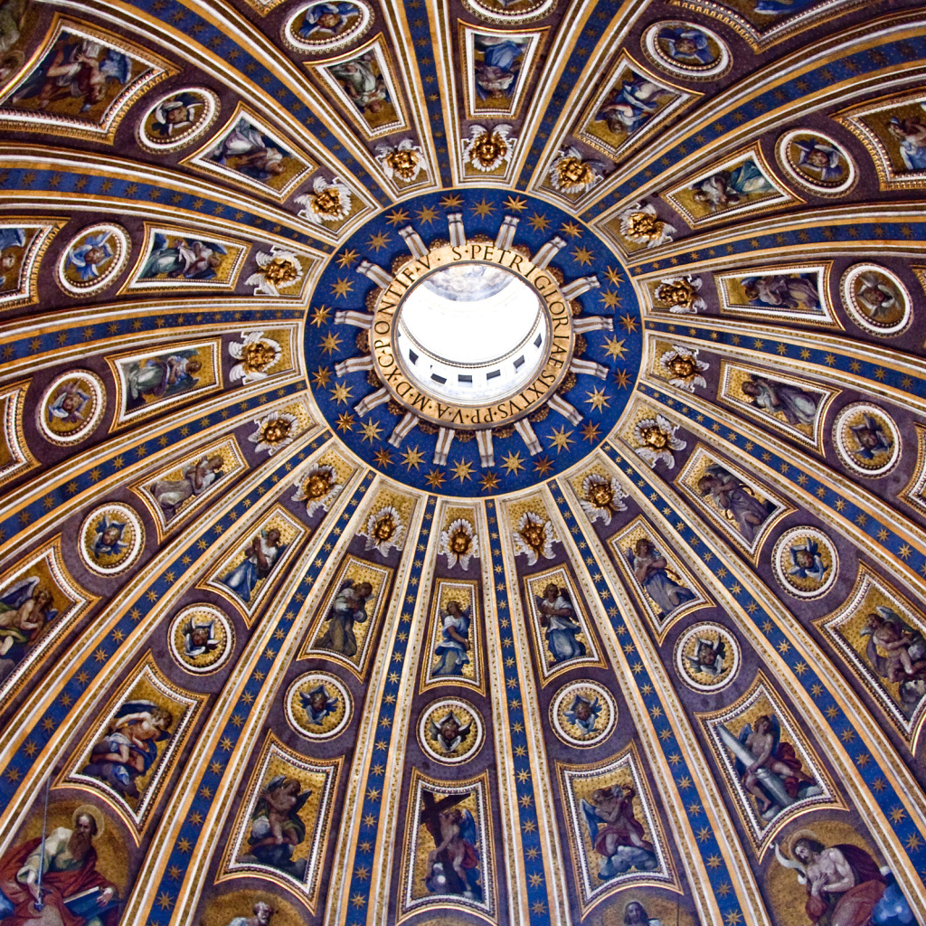 Обои Papal Basilica of St Peter in the Vatican 1024x1024