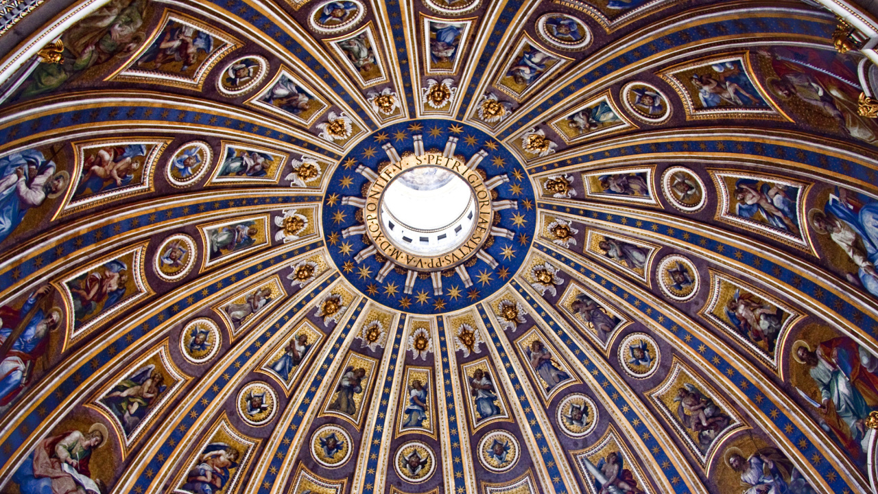 Papal Basilica of St Peter in the Vatican wallpaper 1280x720