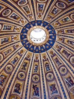 Das Papal Basilica of St Peter in the Vatican Wallpaper 240x320