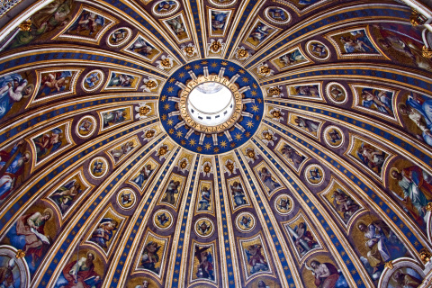 Das Papal Basilica of St Peter in the Vatican Wallpaper 480x320