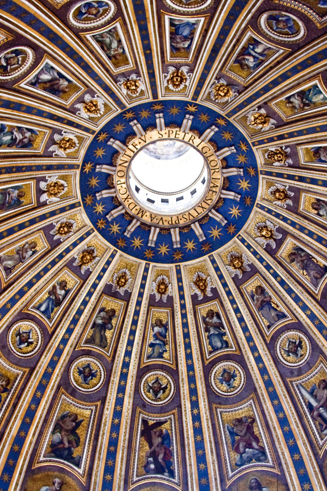 Обои Papal Basilica of St Peter in the Vatican 640x960