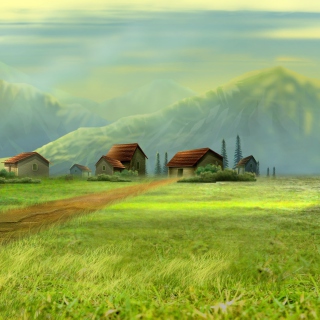 Dream Village Background for iPad