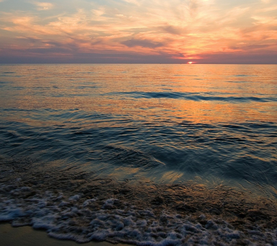 Sfondi Evening Sea Walk 960x854