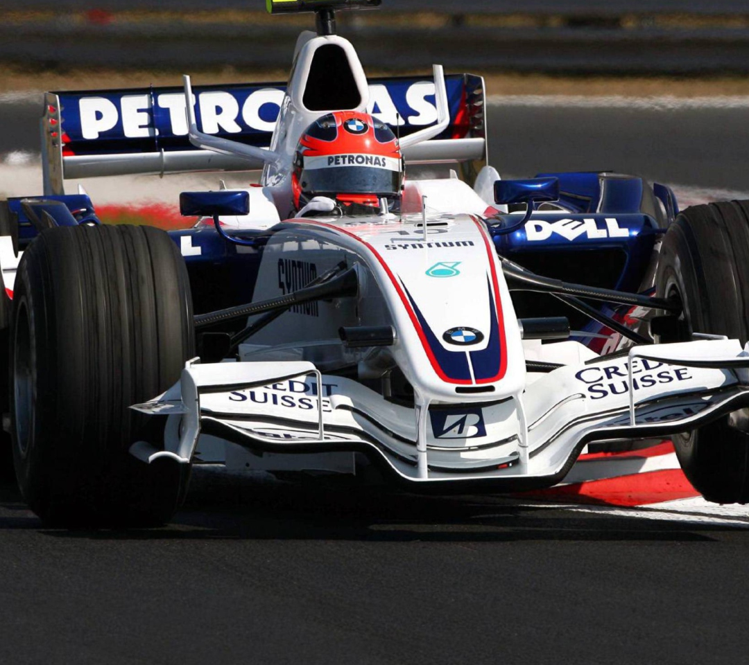 Fondo de pantalla Robert Kubica Bmw Sauber F1 2007 Hungary 1080x960
