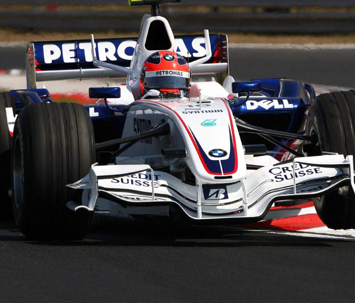 Screenshot №1 pro téma Robert Kubica Bmw Sauber F1 2007 Hungary 1200x1024