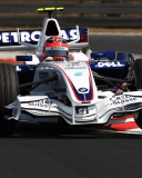 Обои Robert Kubica Bmw Sauber F1 2007 Hungary 128x160