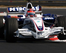 Fondo de pantalla Robert Kubica Bmw Sauber F1 2007 Hungary 220x176