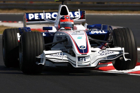 Screenshot №1 pro téma Robert Kubica Bmw Sauber F1 2007 Hungary 480x320