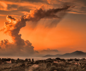 Fondo de pantalla Weather in Tuscany 176x144