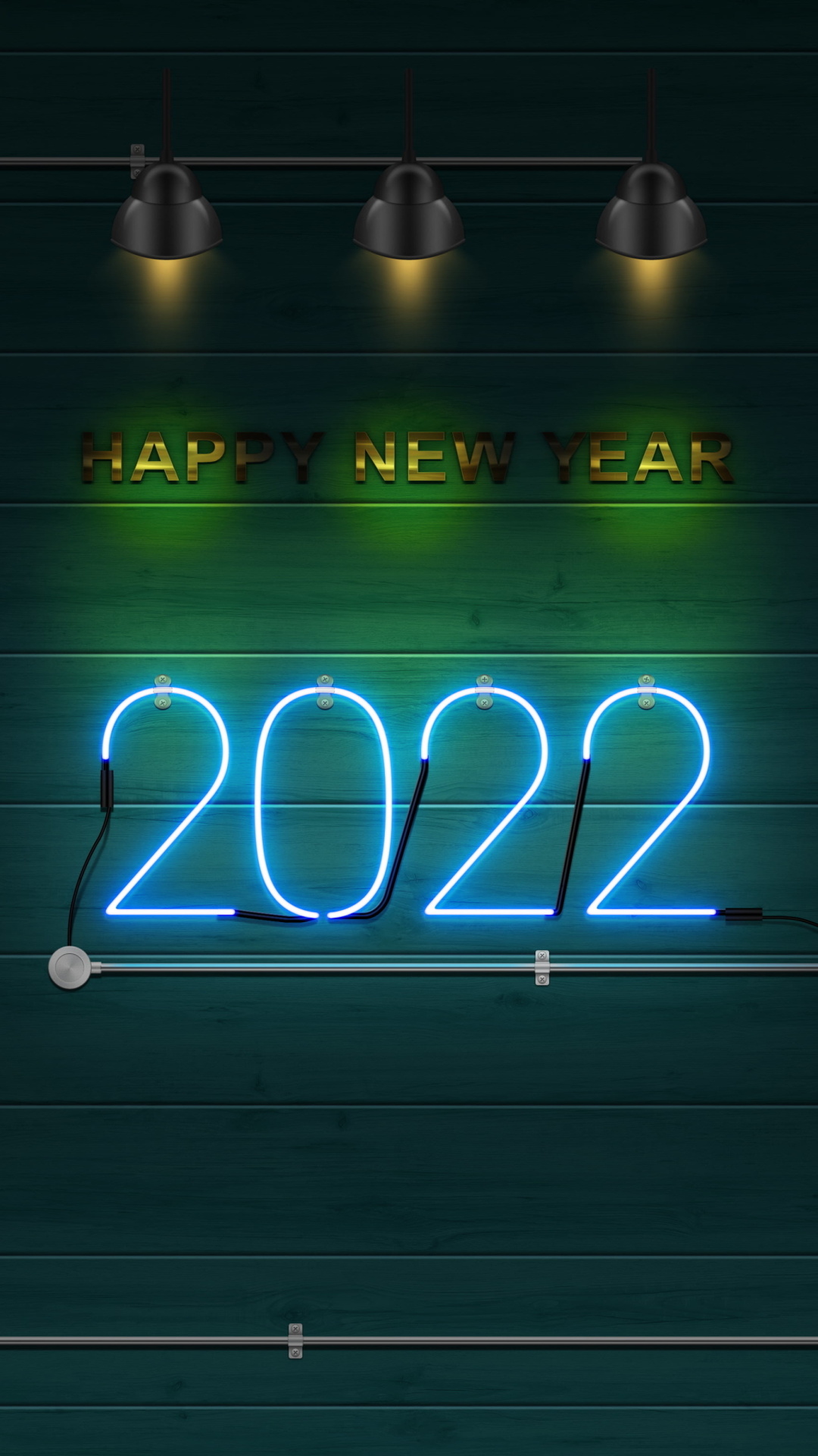 Das Happy New Year 2022 Photo Wallpaper 1080x1920