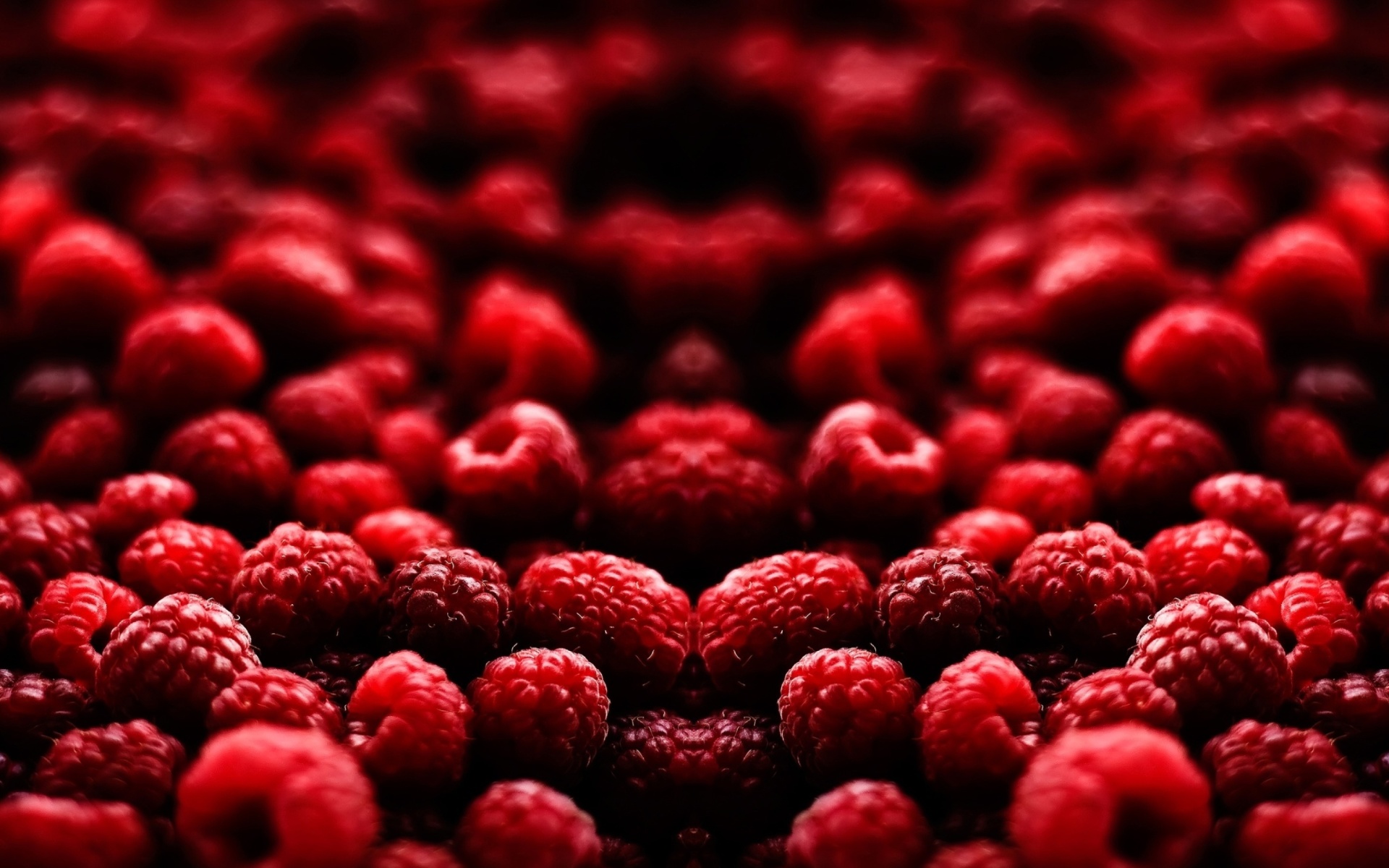 Appetizing Raspberries wallpaper 1920x1200