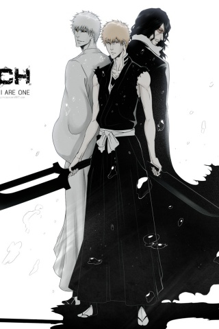 Das Ichigo Kurosaki, Bleach Wallpaper 320x480