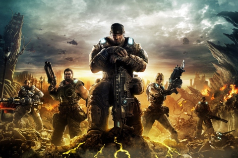 Gears Of War 3 screenshot #1 480x320