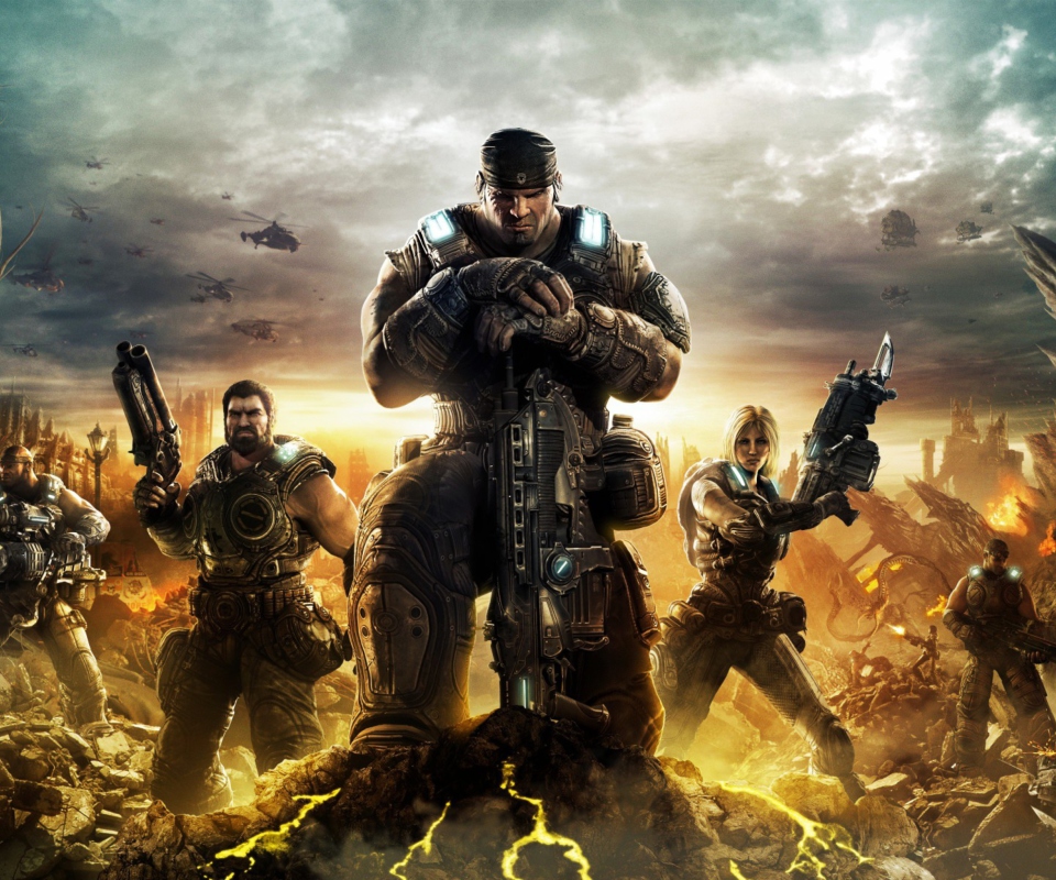 Fondo de pantalla Gears Of War 3 960x800