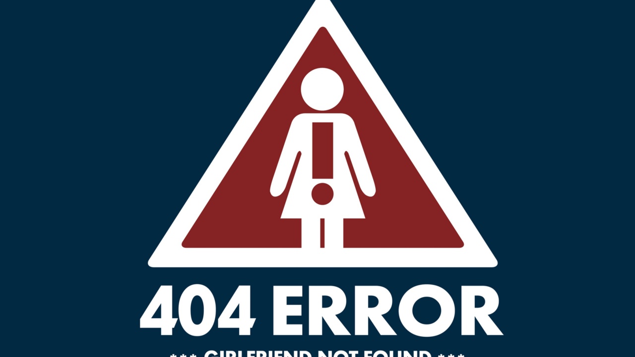 404 Error wallpaper 1280x720