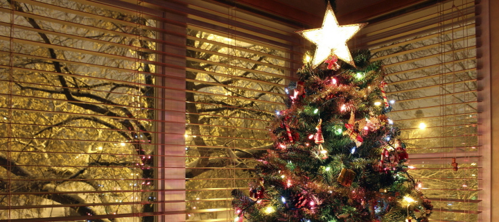 Screenshot №1 pro téma Christmas Tree With Star On Top 720x320
