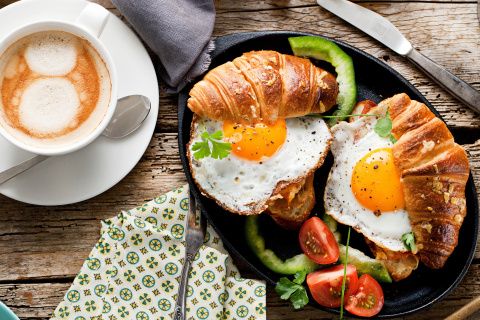 Das Breakfast in London Wallpaper 480x320