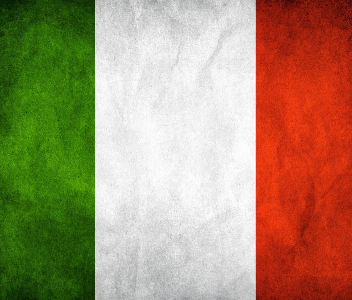 Bandiera d'Italia wallpaper 1200x1024
