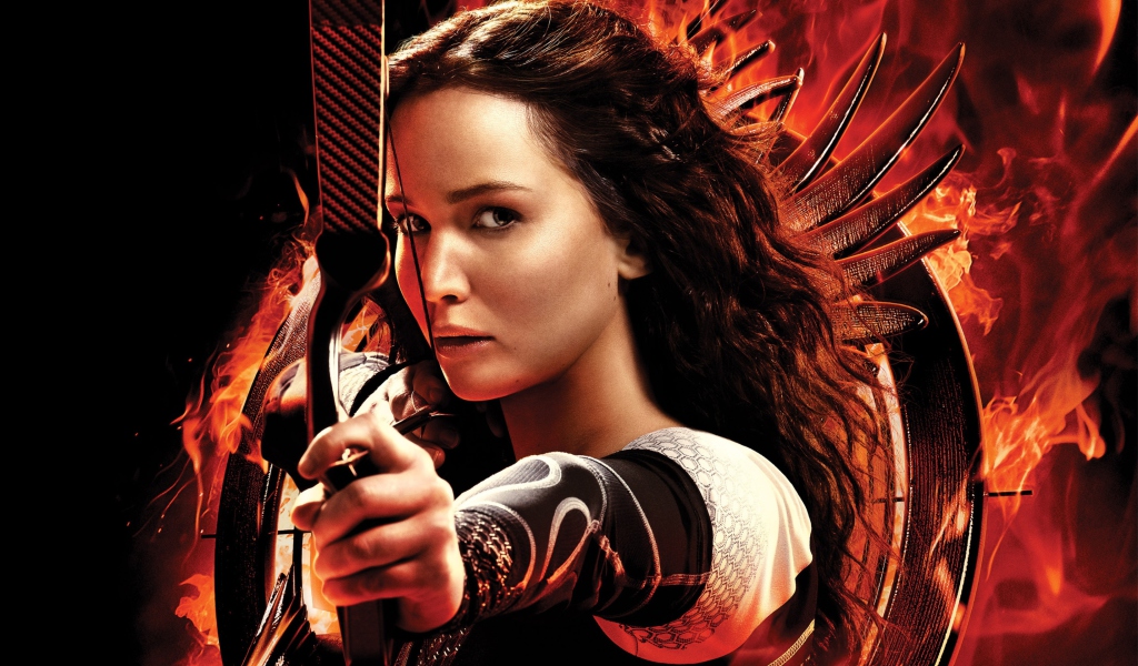 Fondo de pantalla Katniss Jennifer Lawrence 1024x600