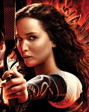 Das Katniss Jennifer Lawrence Wallpaper 176x220