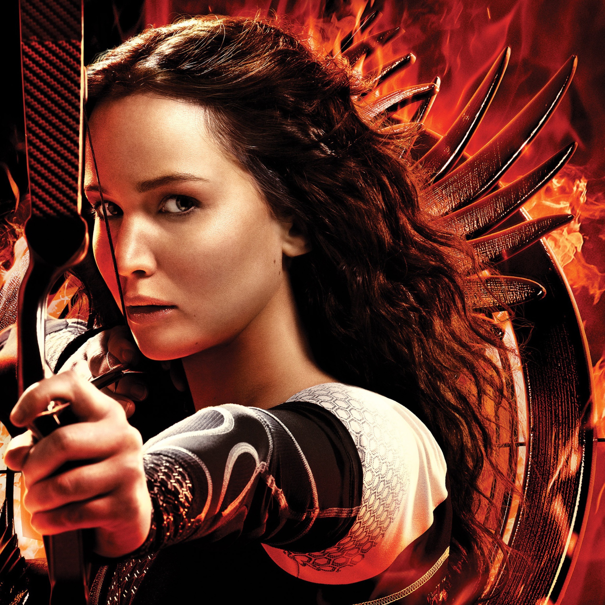 Katniss Jennifer Lawrence wallpaper 2048x2048