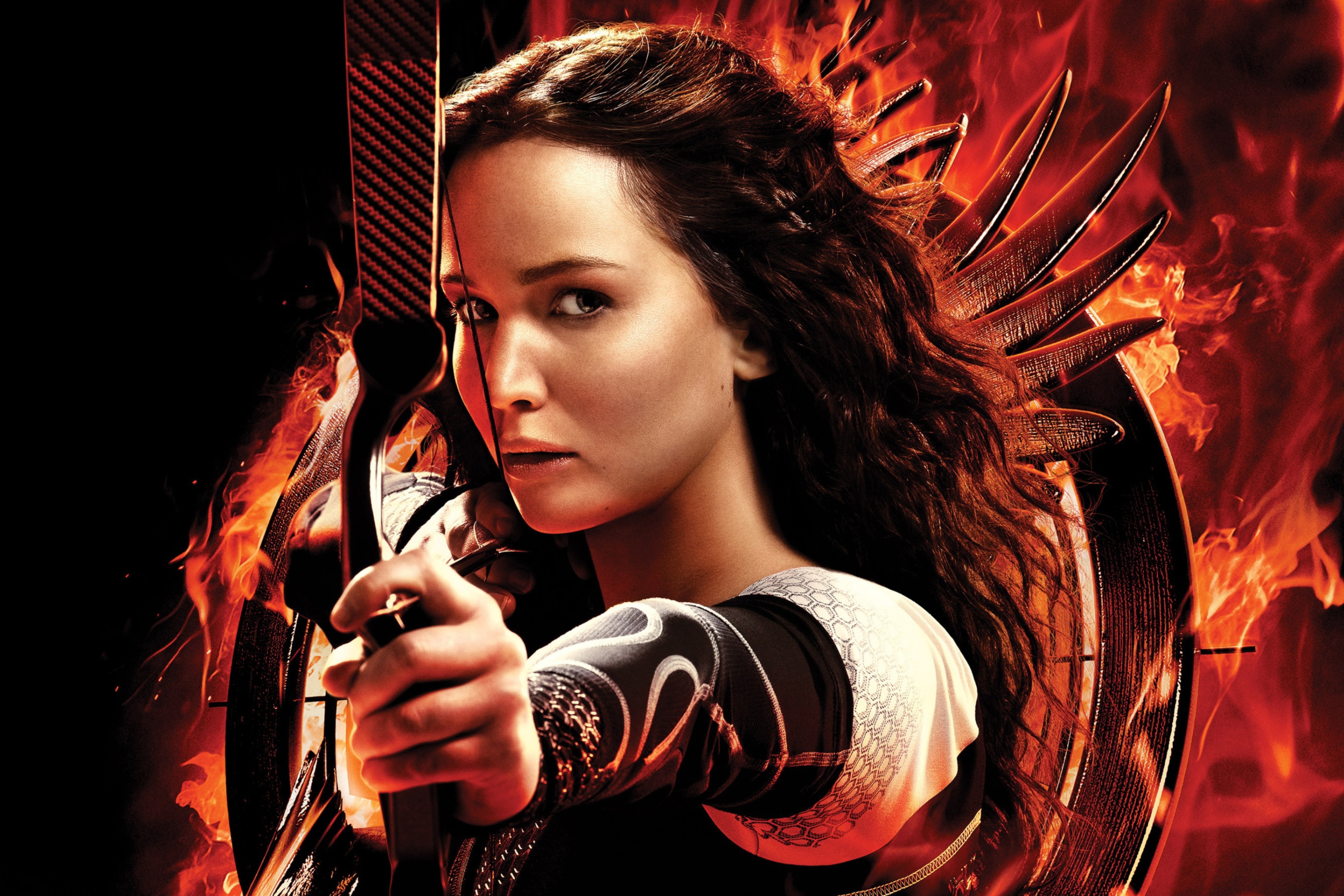 Katniss Jennifer Lawrence wallpaper 2880x1920