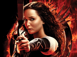 Katniss Jennifer Lawrence wallpaper 320x240