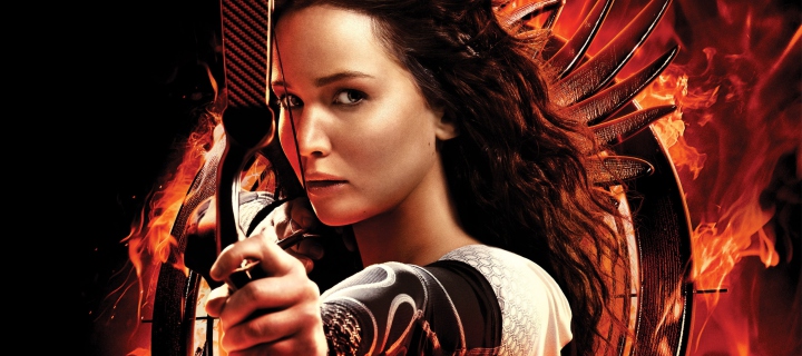 Das Katniss Jennifer Lawrence Wallpaper 720x320