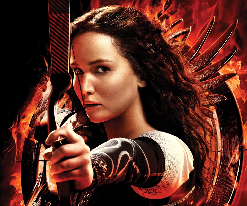 Das Katniss Jennifer Lawrence Wallpaper 960x800