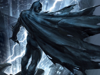Sfondi Batman The Dark Knight Returns Part 1 Movie 320x240