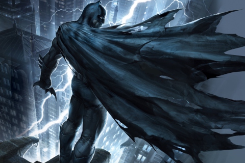 Sfondi Batman The Dark Knight Returns Part 1 Movie 480x320