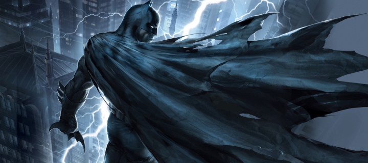 Обои Batman The Dark Knight Returns Part 1 Movie 720x320