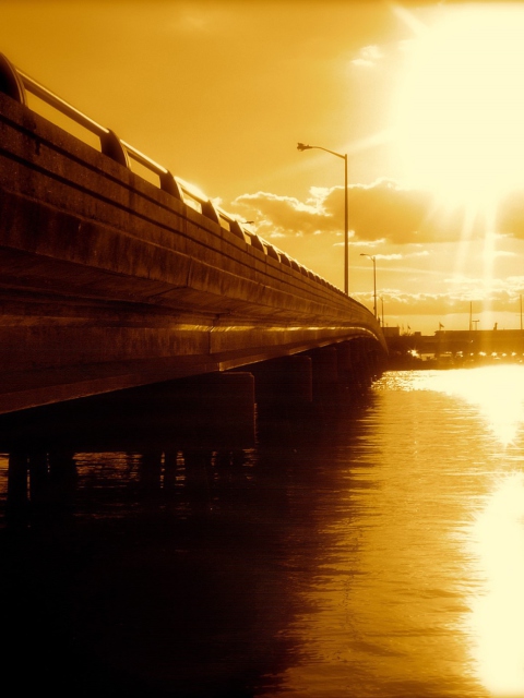 Sunlit Bridge screenshot #1 480x640