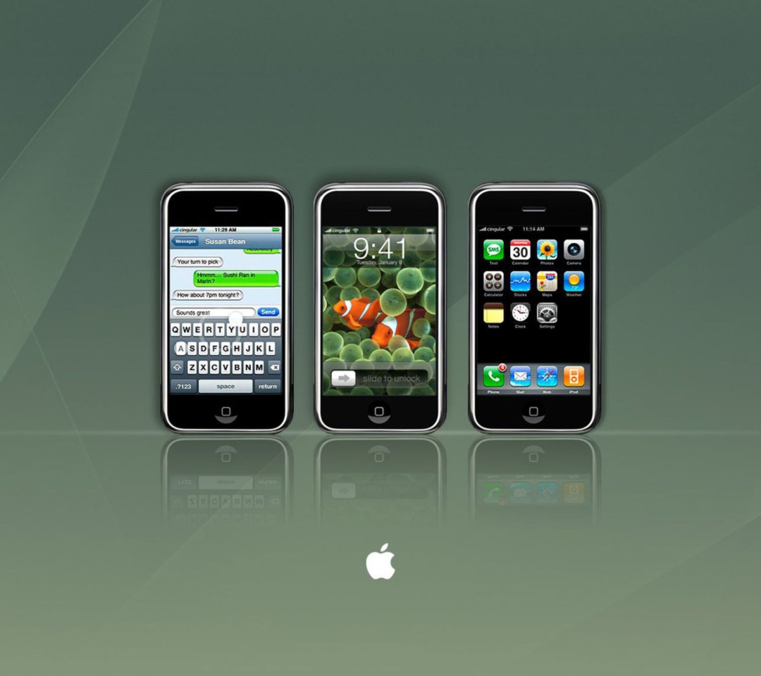 Fondo de pantalla Apple iPhone 1080x960