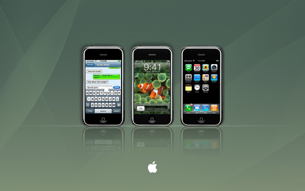 Fondo de pantalla Apple iPhone 1280x800