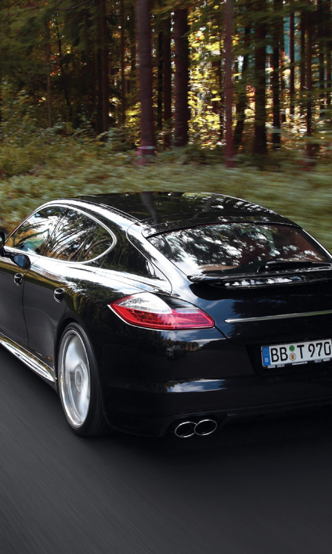 Fondo de pantalla Porsche Panamera Turbo 480x800