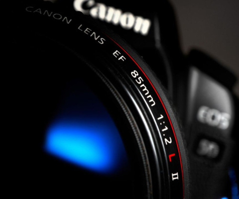 Canon Lens wallpaper 480x400