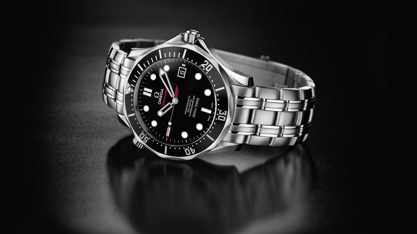 Обои Omega - Swiss Luxury Watch 1366x768